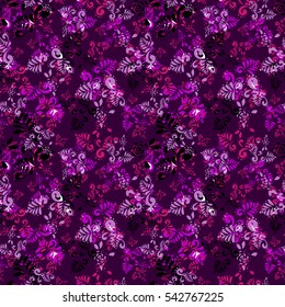 Natural pattern of leaves and plants. Floral background