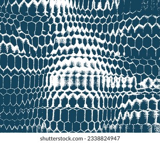 Natural pattern. Snake skin texture. Repeating seamless monochrome. Vector. Animal print. Fashionable and stylish background.