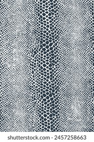 Natural pattern. Snake skin texture. Repeating seamless monochrome. Vector. Animal print. Fashionable and stylish background.	