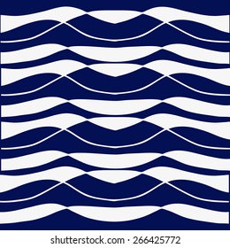 A natural pattern that reflects the flow of the river.