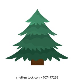natural pine tree with branches design