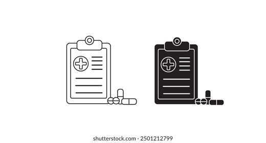 Natural Prescription Icon on Transparent Background