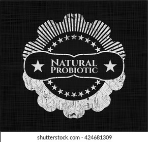 Emblema de tiza probiótica natural