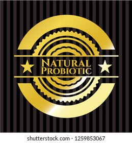 Natural Probiotic golden emblem