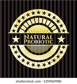 Natural Probiotic golden emblem