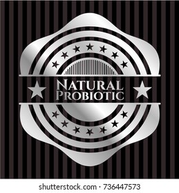Natural Probiotic silver emblem