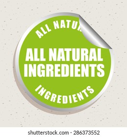 natural product design, vector illustration eps10 graphic 