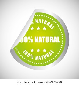 natural product design, vector illustration eps10 graphic 