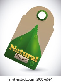 Natural product design, vector illustration eps 10.