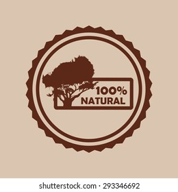 Natural product digital design, vector illustration eps 10.