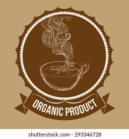 Natural product digital design, vector illustration eps 10.