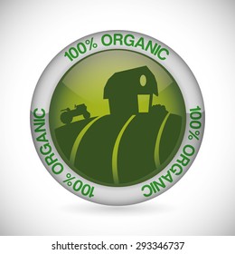 Natural product digital design, vector illustration eps 10.