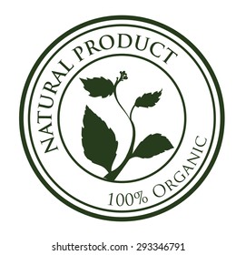 Natural product digital design, vector illustration eps 10.