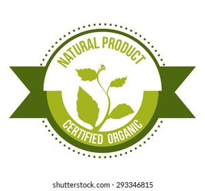 Natural product digital design, vector illustration eps 10.