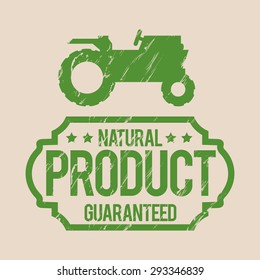 Natural product digital design, vector illustration eps 10.
