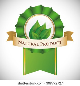 Natural product digital design, vector illustration 10 eps graphic