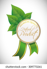 Natural product digital design, vector illustration 10 eps graphic