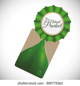 Natural product digital design, vector illustration 10 eps graphic