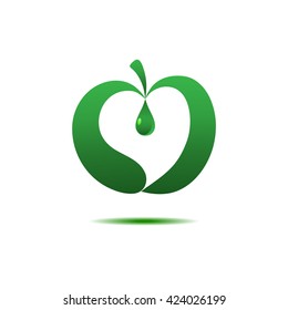 Natural product icon vector