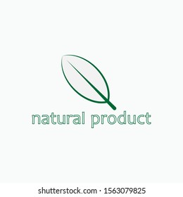 Natural Product Icon - Vector, Sign and Symbol for Design, Presentation, Website or Apps Elements.  