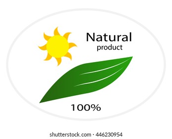 Natural product logo 