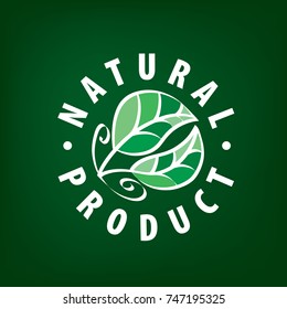 Natural product logo
