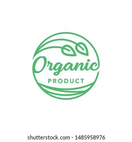 Natural product logo design vector template. Vector logo of nature.
