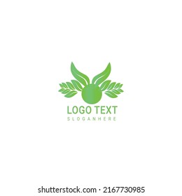 Plantilla vectorial de diseño de logotipo de producto natural. Icono de hoja