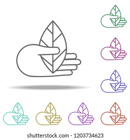 natural product outline icon. Elements of Ecology in multi color style icons. Simple icon for websites, web design, mobile app, info graphics