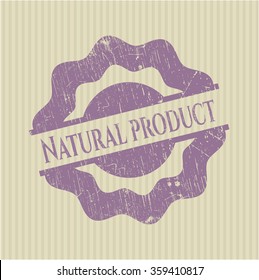 Natural Product rubber stamp