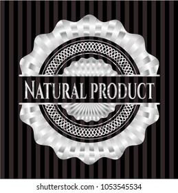Natural Product silvery emblem