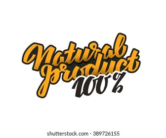 natural product. vector illustration