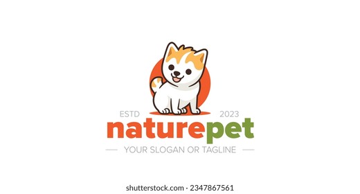 Productos naturales para perros en vectores: Completa tienda de mascotas y diseño de casas de mascotas