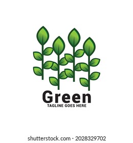 Natural products logo design vector template. leaf icon.