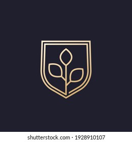 Naturschutzzeilensymbol, Vektorgrafik