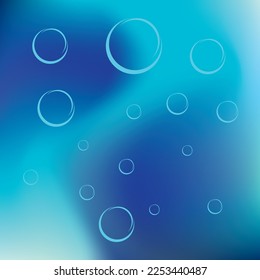 Natural realistic bubble icon vector illustration design template