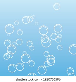 Natural realistic bubble illustration vector design