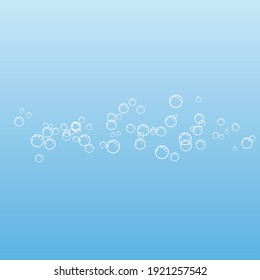 Natural realistic bubble illustration vector design