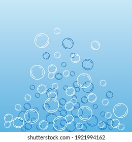 Natural realistic bubble illustration vector design