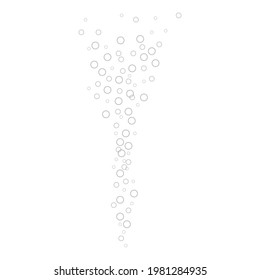 Diseño vectorial de ilustración de burbuja realista natural