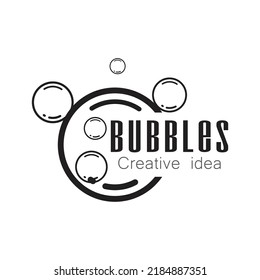 Natural realistic bubble illustration vector design