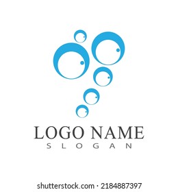 Natural realistic bubble illustration vector design