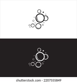 Natural realistic bubble illustration vector design