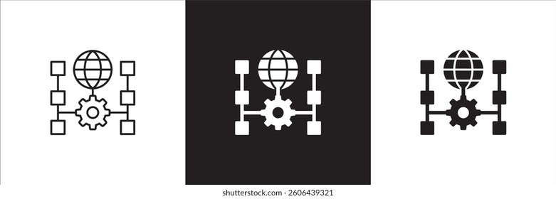 Natural resource icon. Company natural process production icons. Icon symbol compatible for business, management, logistic, asset, variable, material, process, asset. Vector illustration.