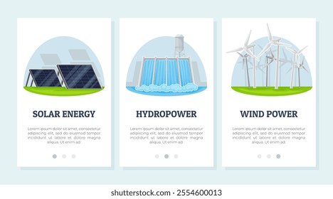 Natural Resources Banner Design and Poster Vector Template