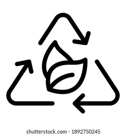Symbol für natürliche Ressourcen. Umrisse natürliche Ressourcen, Vektorsymbol für Webdesign einzeln auf weißem Hintergrund