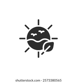 Natural resources icon web design in vector