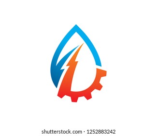 Natural Resources Logo Template Design Vector, Emblem, Concept Design, Creative Symbol, Icon