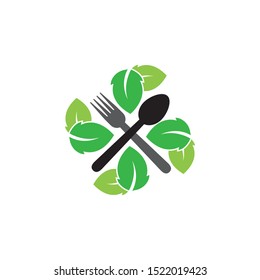 Natural restaurant graphic design template vector isolated