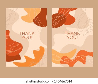 Natural rounded composition in orange and yellow. Liquid abstract organic shapes vector element for for card, header, invitation, poster, social media, post publication. 
